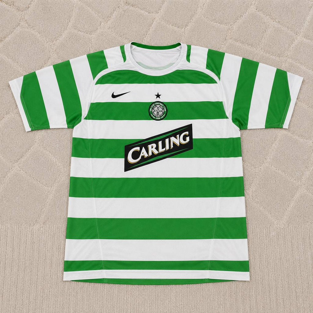 Henrik Larsson Celtic Home Retro Football Jersey