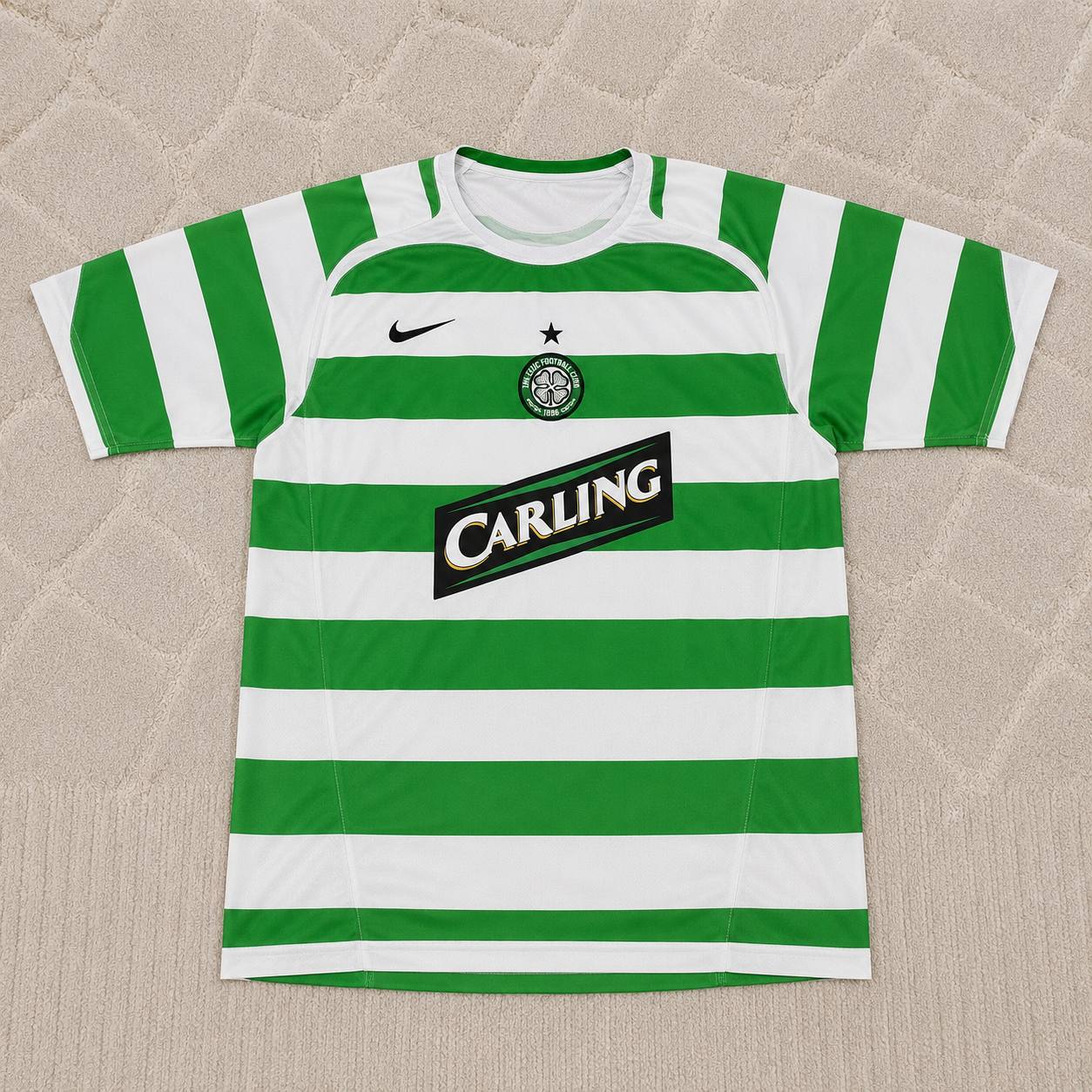 Henrik Larsson Celtic Home Retro Football Jersey