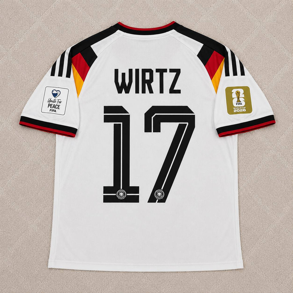 Florian Wirtz Germany 2026 World Cup Home Jersey Trikot Maillot