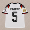 Aleksandar Pavlovic Germany 2026 World Cup Home Jersey Trikot Maillot