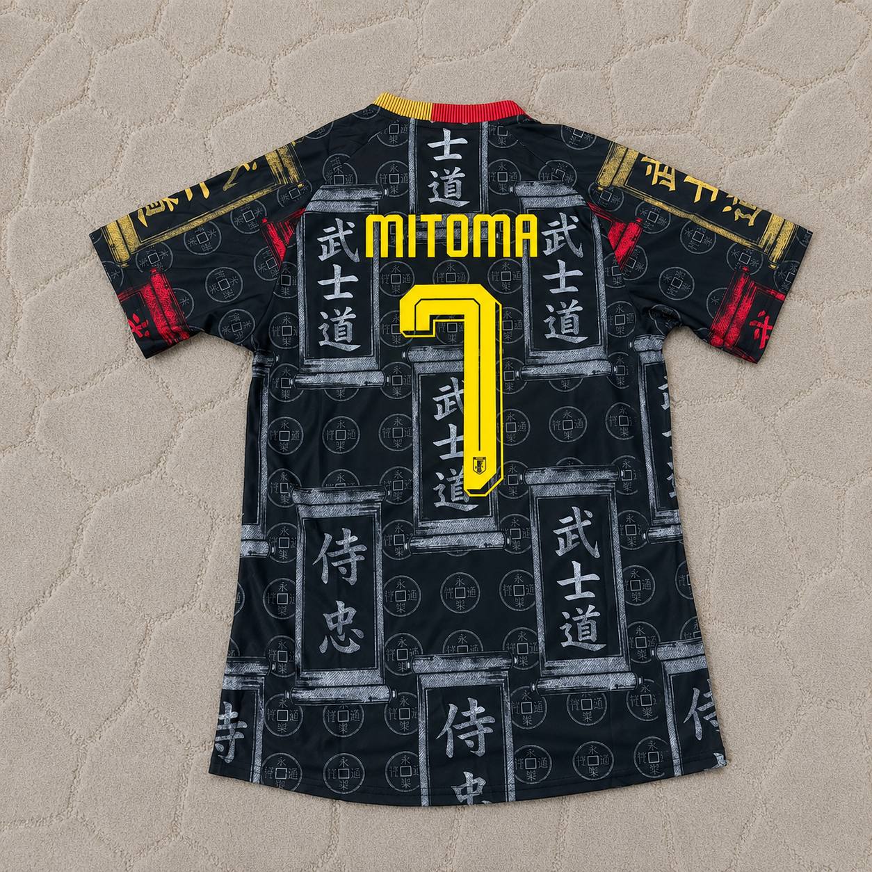 Kaoru Mitoma Japan Commemorative Football Jersey