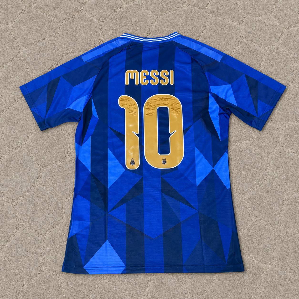 Lionel Messi #10 Argentina Commemorative Football Jersey Kit