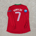 Cristiano Ronaldo Portugal EURO 2012 Long Sleeve Retro Football Jersey