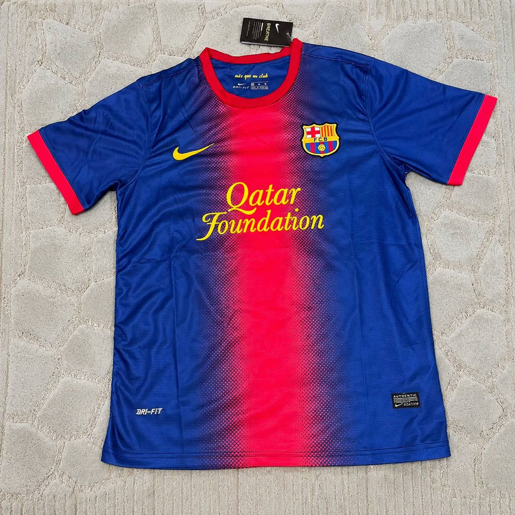 Lionel Messi Barcelona 2012/2013 Retro Home Football Jersey