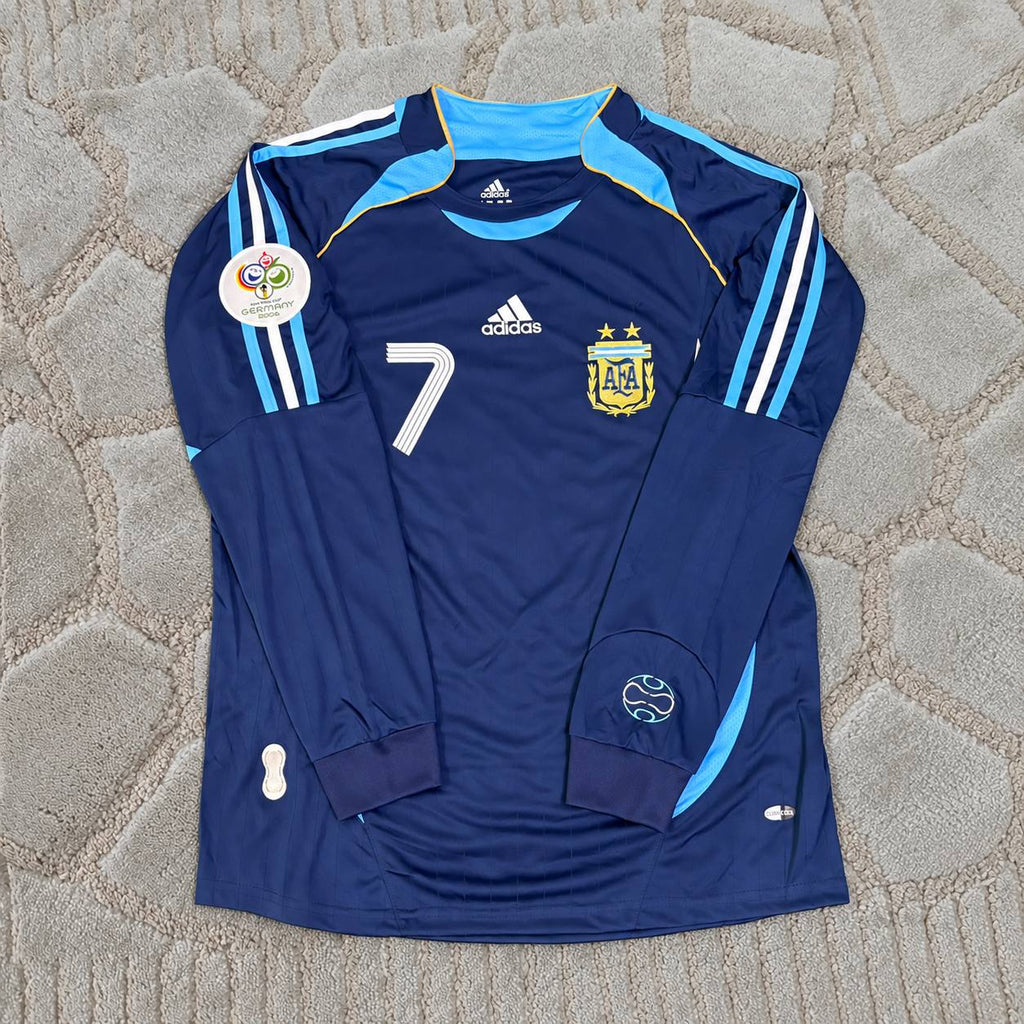 Angel Di Maria Argentina 2006 World Cup Long Sleeve Retro Jersey – Classic Vintage