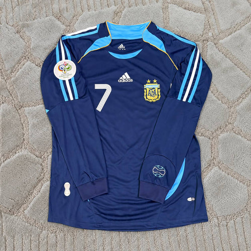 Angel Di Maria Argentina 2006 World Cup Long Sleeve Retro Jersey – Classic Vintage