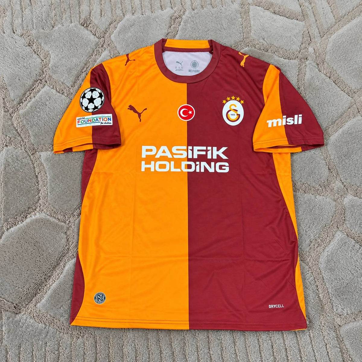 Victor Osimhen #45 Galatasaray 2026-2027 UEFA Champions League Home Football Shirt - Premium Jersey