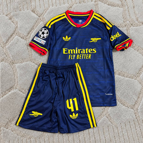 Arsenal FC Junior Declan Rice #4 Kids 2026-2027 Away Youth Jersey – Premium Shirt