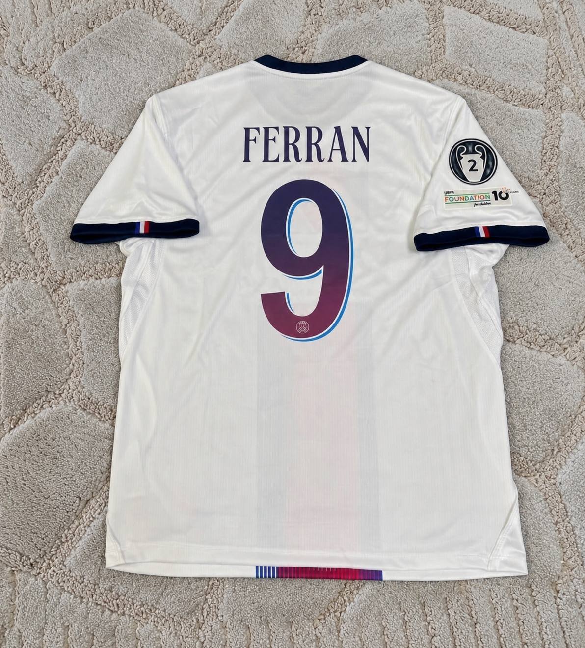 Ferran Torres #7 White Jersey – Elite Football Kit - Trikot Maillot - Premium