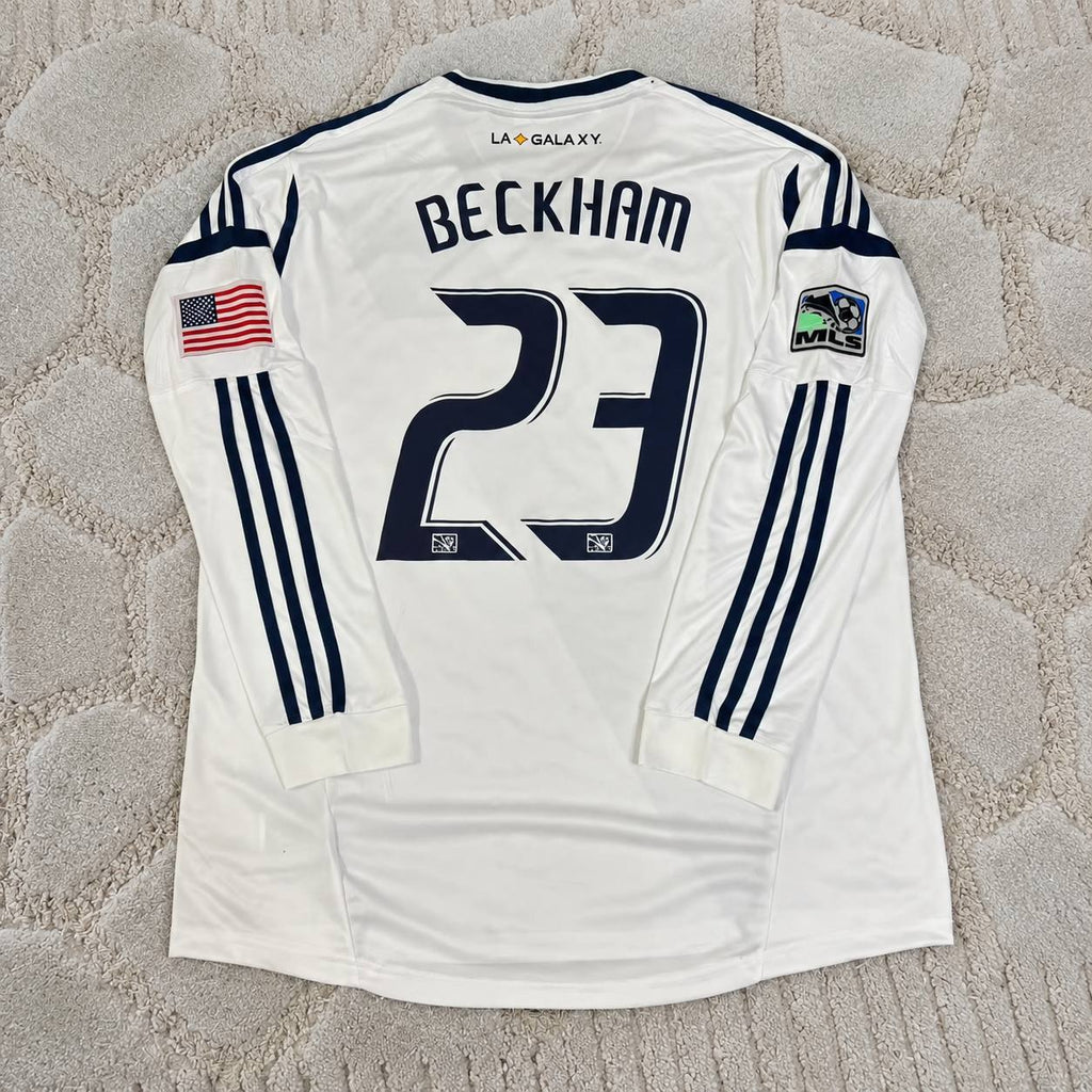 David Beckham 23 - LA Galaxy 2011/12 MLS Retro Kit Jersey - Premium Jersey - Maillot Trikot