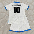 Dennis Bergkamp Inter Milan 1997-1998 Kids White Retro Away Youth Jersey – Classic #10 Junior