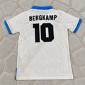Dennis Bergkamp Inter Milan 1997-1998 White Retro Away Youth Jersey – Classic #10