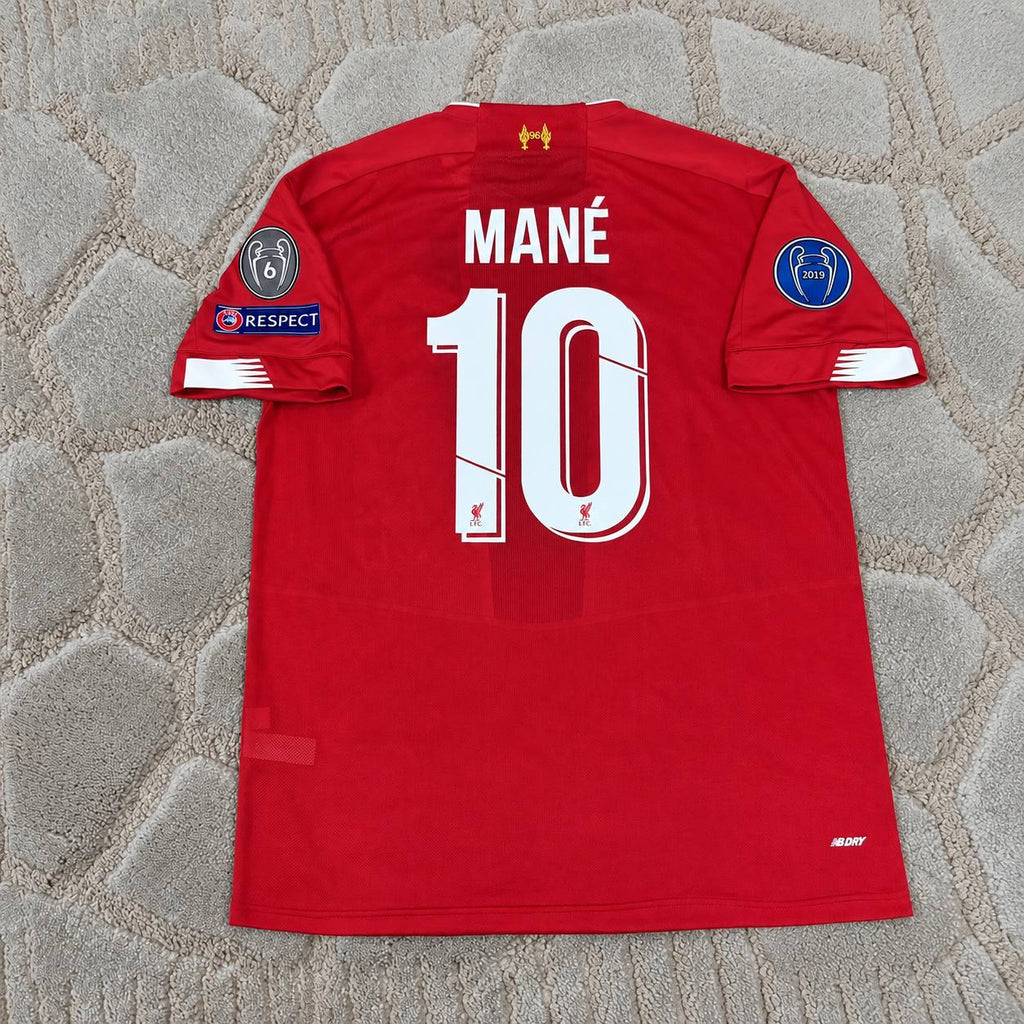 Sadio Mane Liverpool 2019-2020 Premier League Champions Retro Jersey Kit – Iconic #10 - Trikot Maillot