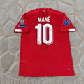 Sadio Mane Liverpool 2019-2020 Premier League Champions Retro Jersey Kit – Iconic #10 - Trikot Maillot