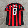 Gennaro Gattuso Ac Milan 2003-2004 Scudetto Championship Home Retro Jersey – Classic Special #8 Football Shirt