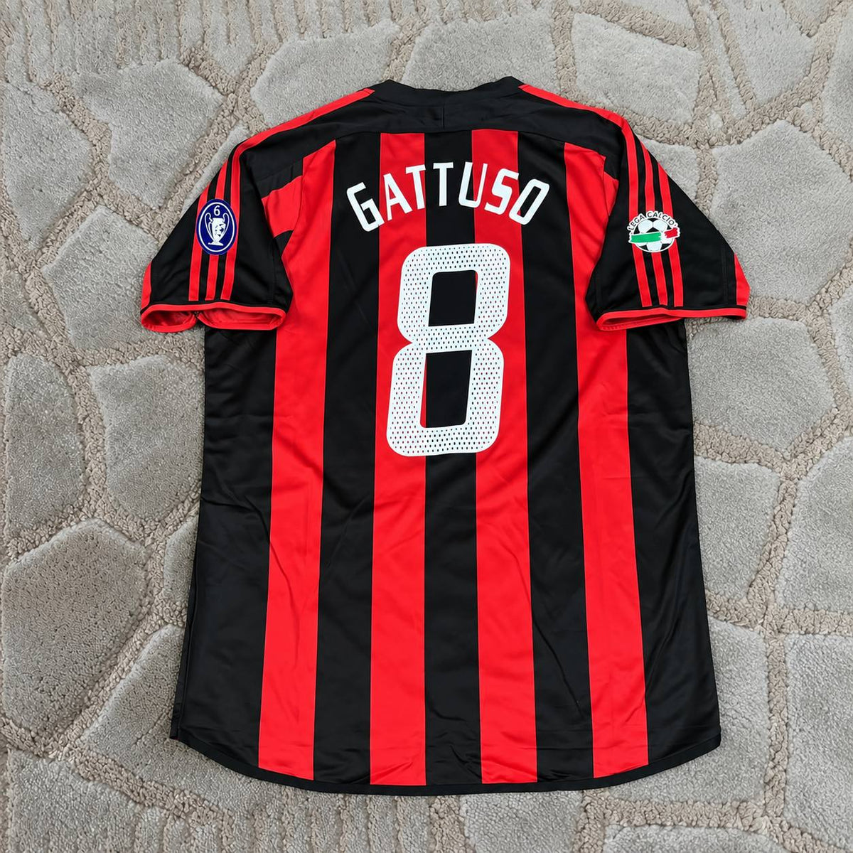 Gennaro Gattuso Ac Milan 2003-2004 Scudetto Championship Home Retro Jersey – Classic Special #8 Football Shirt