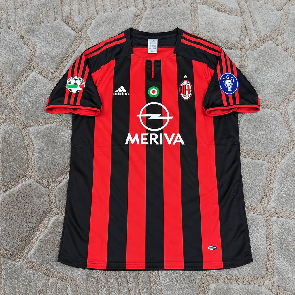 Gennaro Gattuso Ac Milan 2003-2004 Scudetto Championship Home Retro Jersey – Classic Special #8 Football Shirt