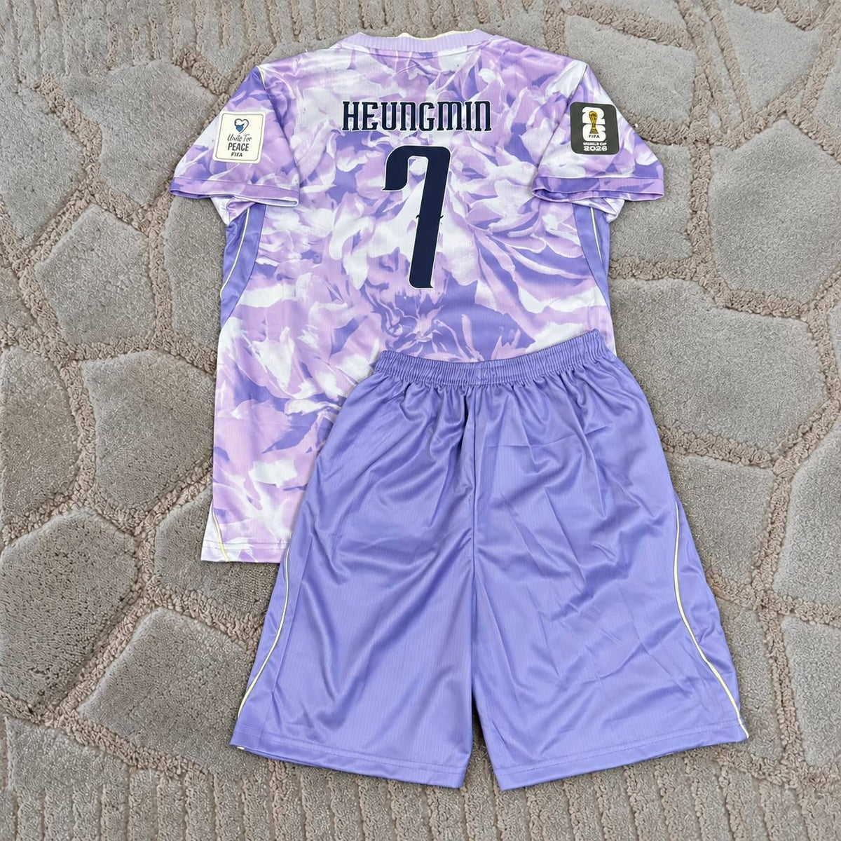 Heung-Min Son #7 Korea Kids Football 2026 World Cup Away Youth Jersey – World Stage Edition - Premium Jersey Kit