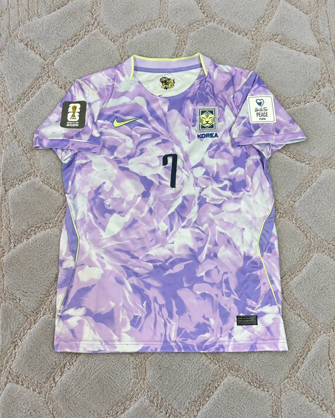 Heung-Min Son #7 Korea Football 2026 World Cup Away Youth Jersey – World Stage Edition - Premium Jersey Kit