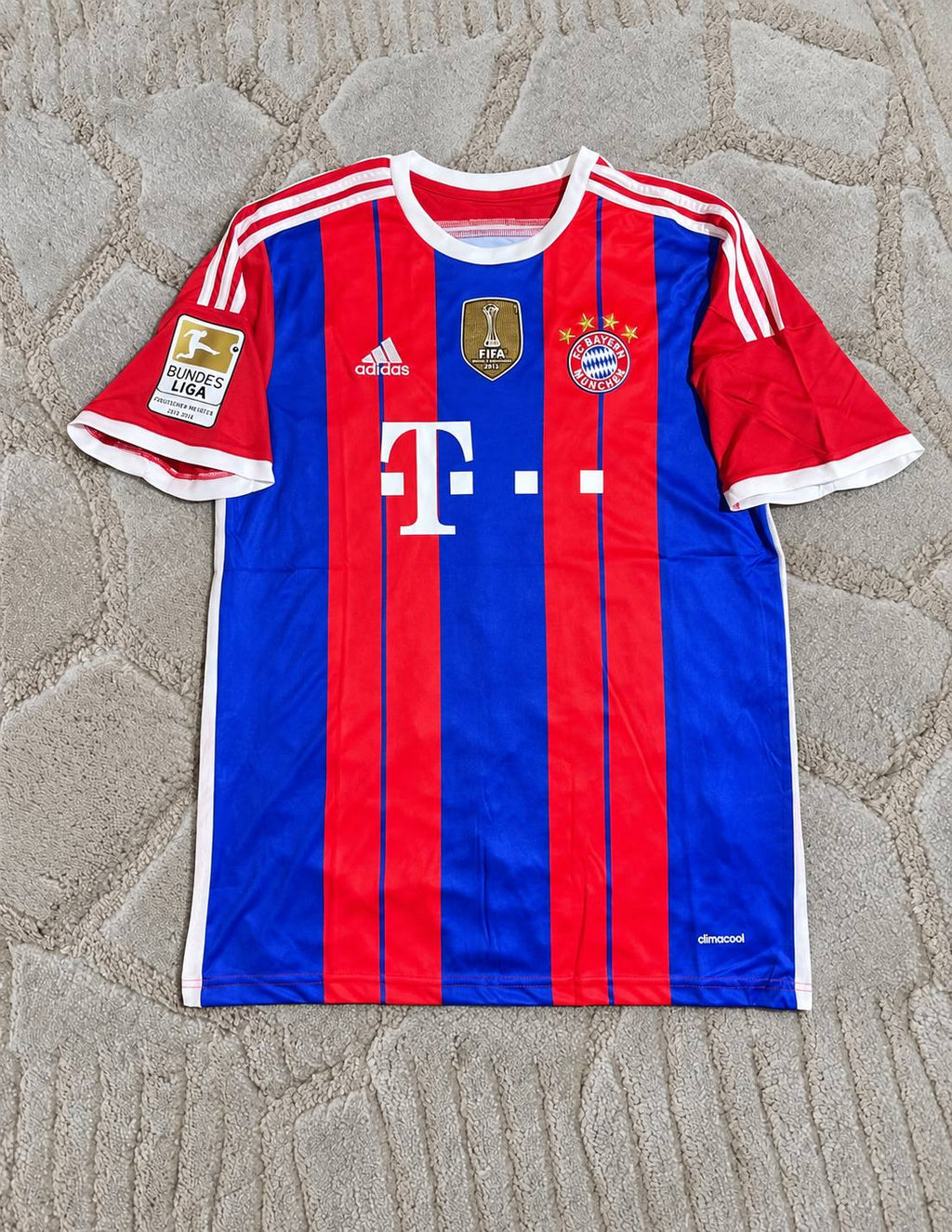 Robert Lewandowski Bayern Munich 2014-2015 Home Retro Jersey – Bundesliga Patch #9 - Trikot Maillot