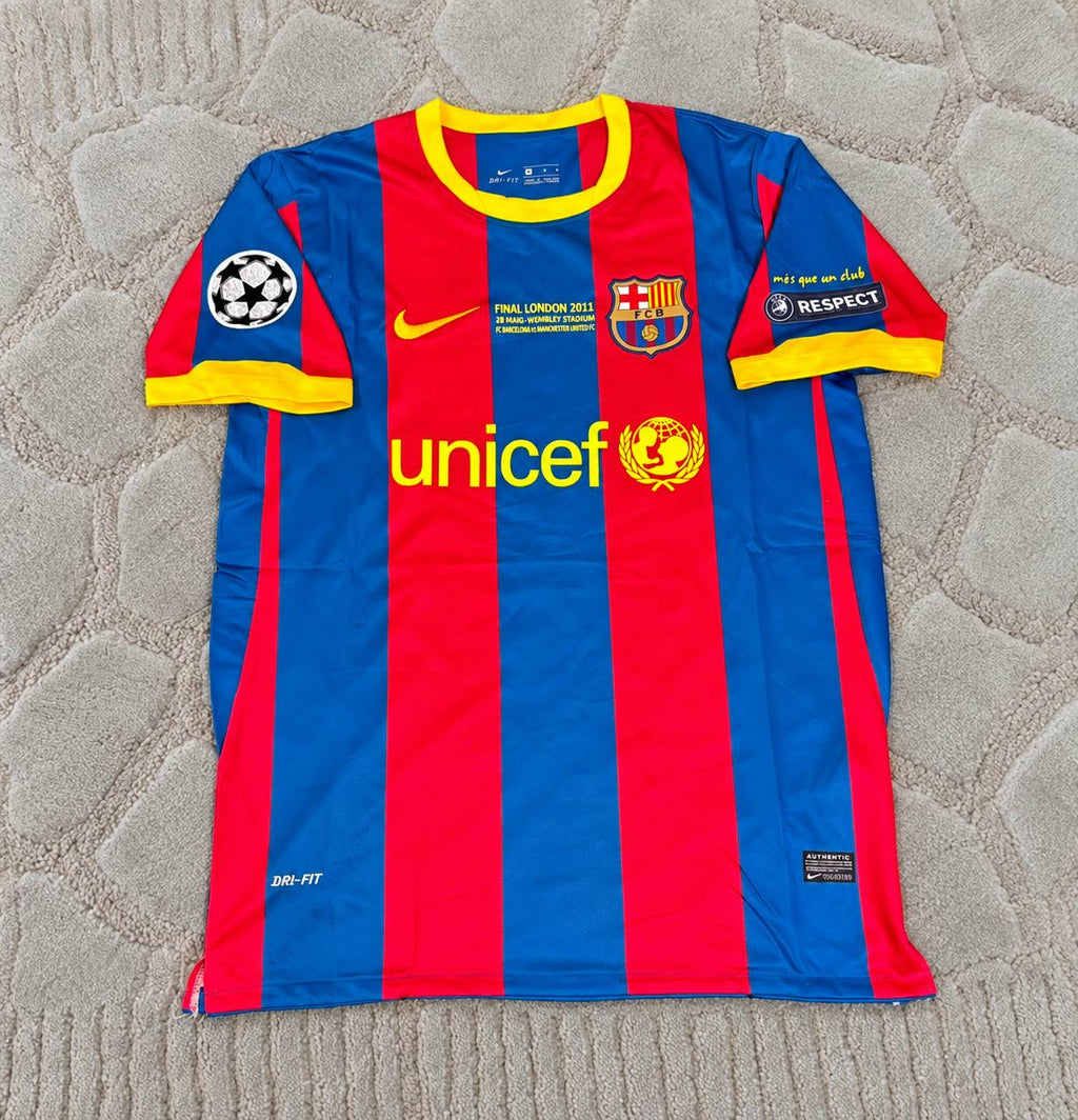Bojan Krkic Barcelona 2011 UCL Final Retro Home Jersey – Football Shirt #9 - Trikot Maillot