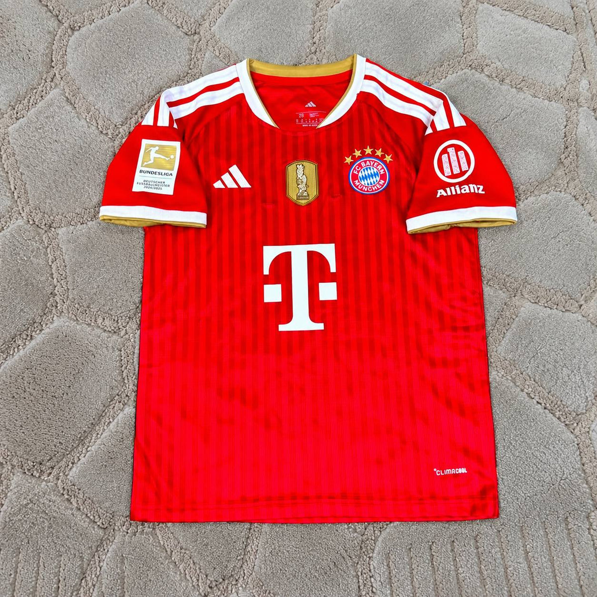 Joshua Kimmich #6 Bayern Munich 2026-2027 Home Jersey – Gold Bundesliga Champions Patch - Trikot Maillot