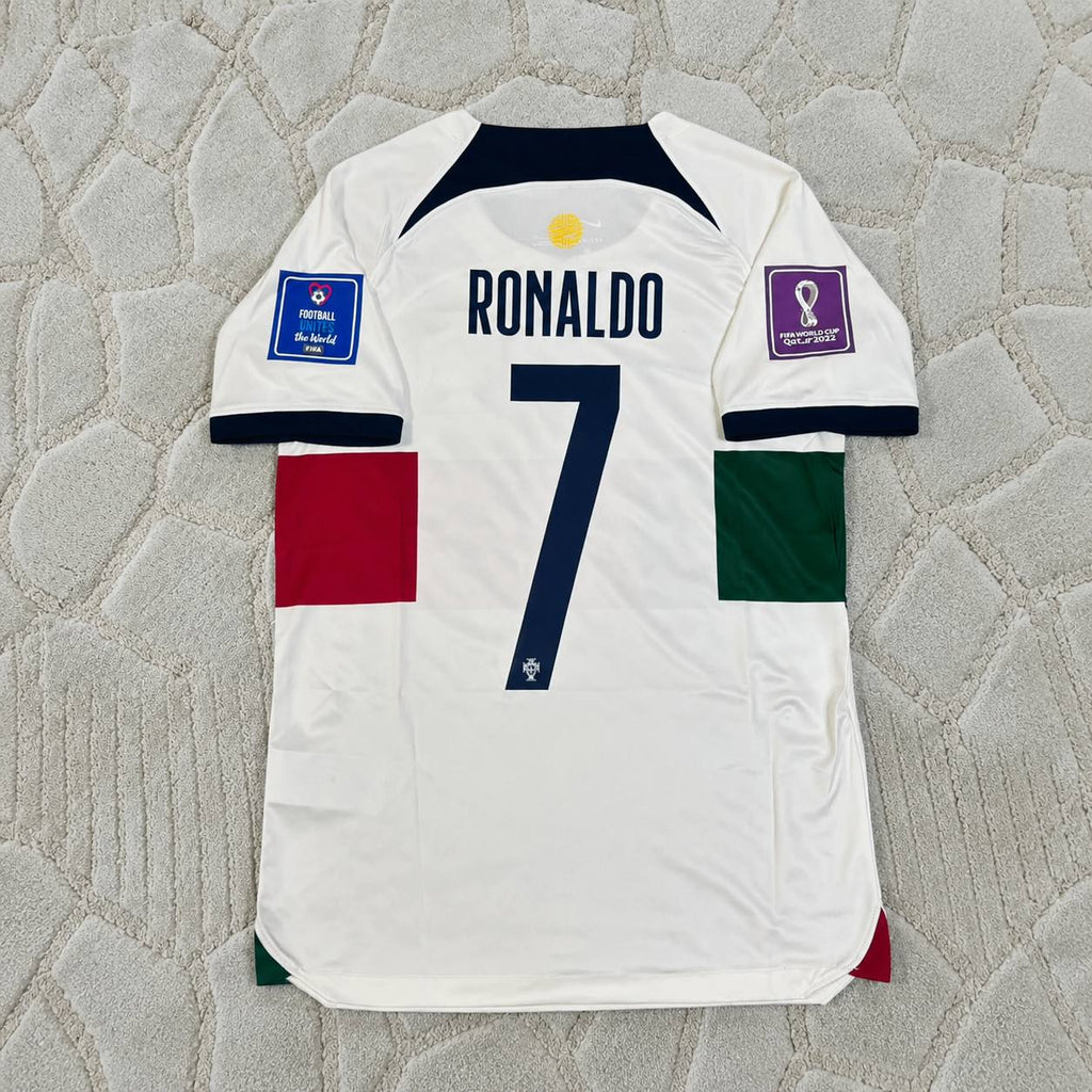 Cristiano Ronaldo Portugal 2022 World Cup Qatar Retro Jersey Trikoy