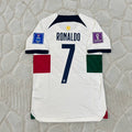 Cristiano Ronaldo Portugal 2022 World Cup Qatar Retro Jersey Trikoy