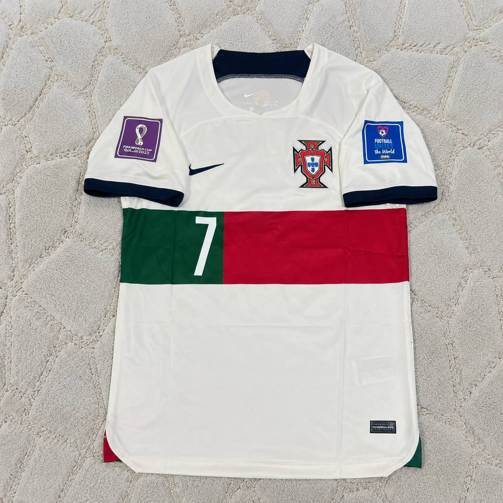 Cristiano Ronaldo Portugal 2022 World Cup Qatar Retro Jersey Trikoy