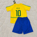pele-brazil-home-yellow-kids-retro-football-jersey-trikot-maillot