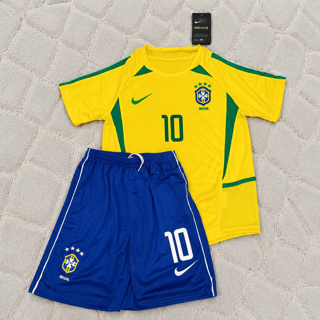 pele-brazil-home-yellow-kids-retro-football-jersey-trikot-maillot