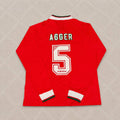 Daniel Agger Liverpool 1993/1995 Home Long Sleeve Retro Kit Jersey Trikot Maillot