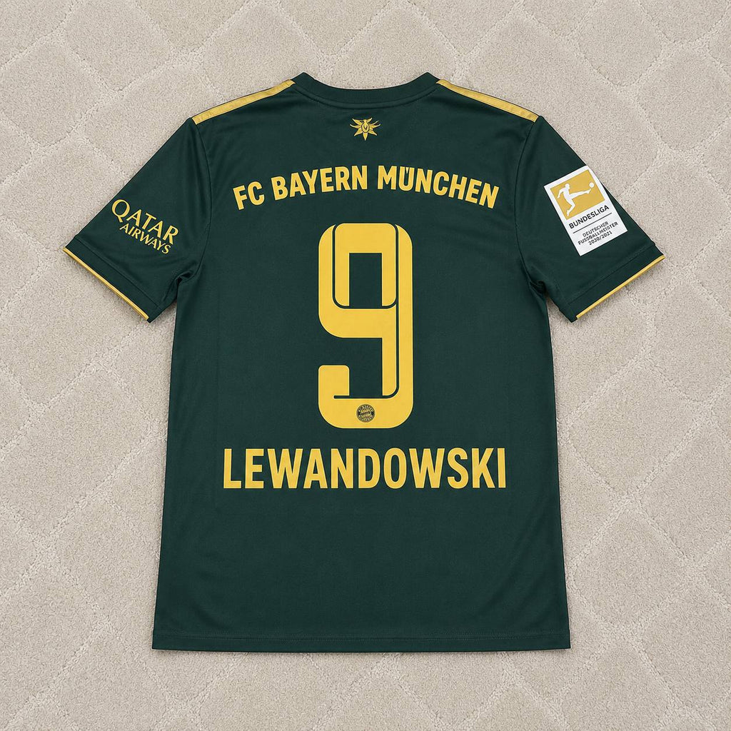 Robert Lewandowski #9 Bayern Munich 2021 2022 Oktoberfest Special Edition Jersey