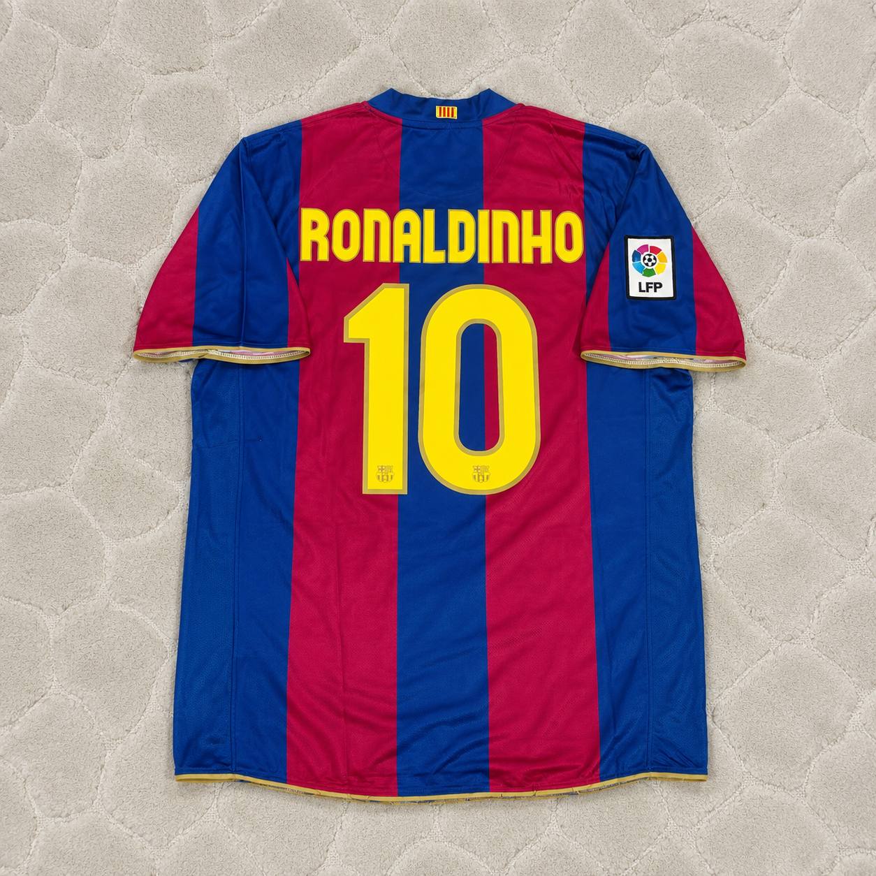 Ronaldinho Barcelona 2007 2008 Retro Jersey Maillot Trikot Maglia