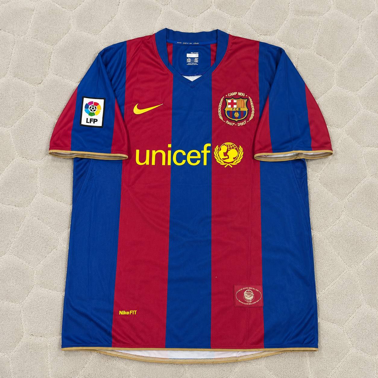 Ronaldinho Barcelona 2007 2008 Retro Jersey Maillot Trikot Maglia
