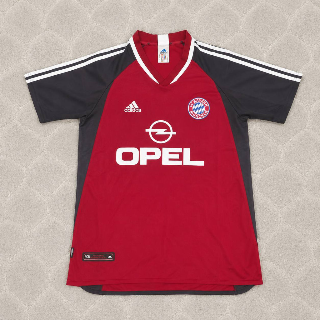 Scholl Bayern Munich 2001/2002 Red Retro Football Jersey