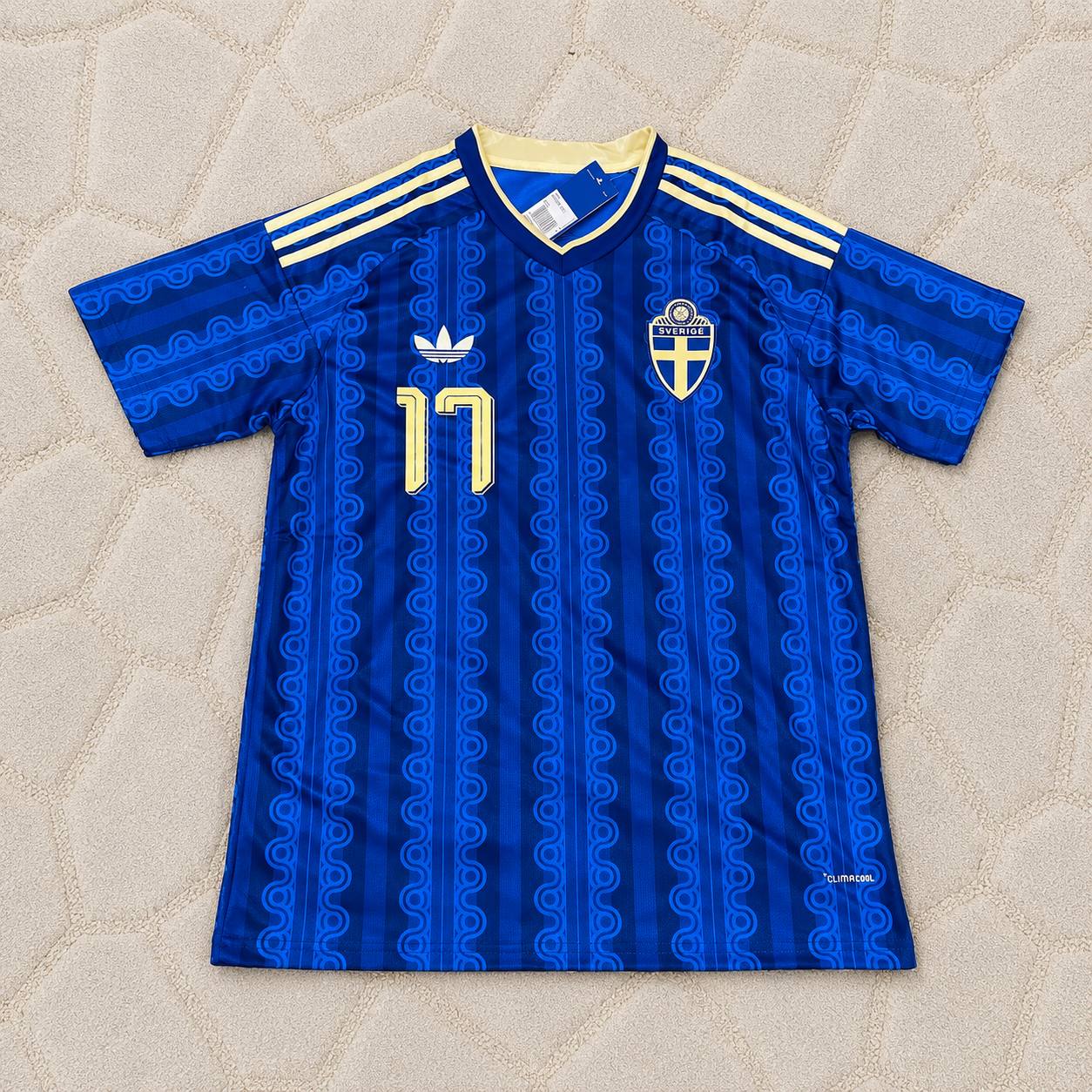 Viktor Gyökeres Sweden 2026 World Cup Away Blue Football Jersey