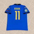 Domenico Berardi #11 Italy EURO 2020 Final Retro Soccer Jersey – | Trikot | Maillot Soccer Shirt