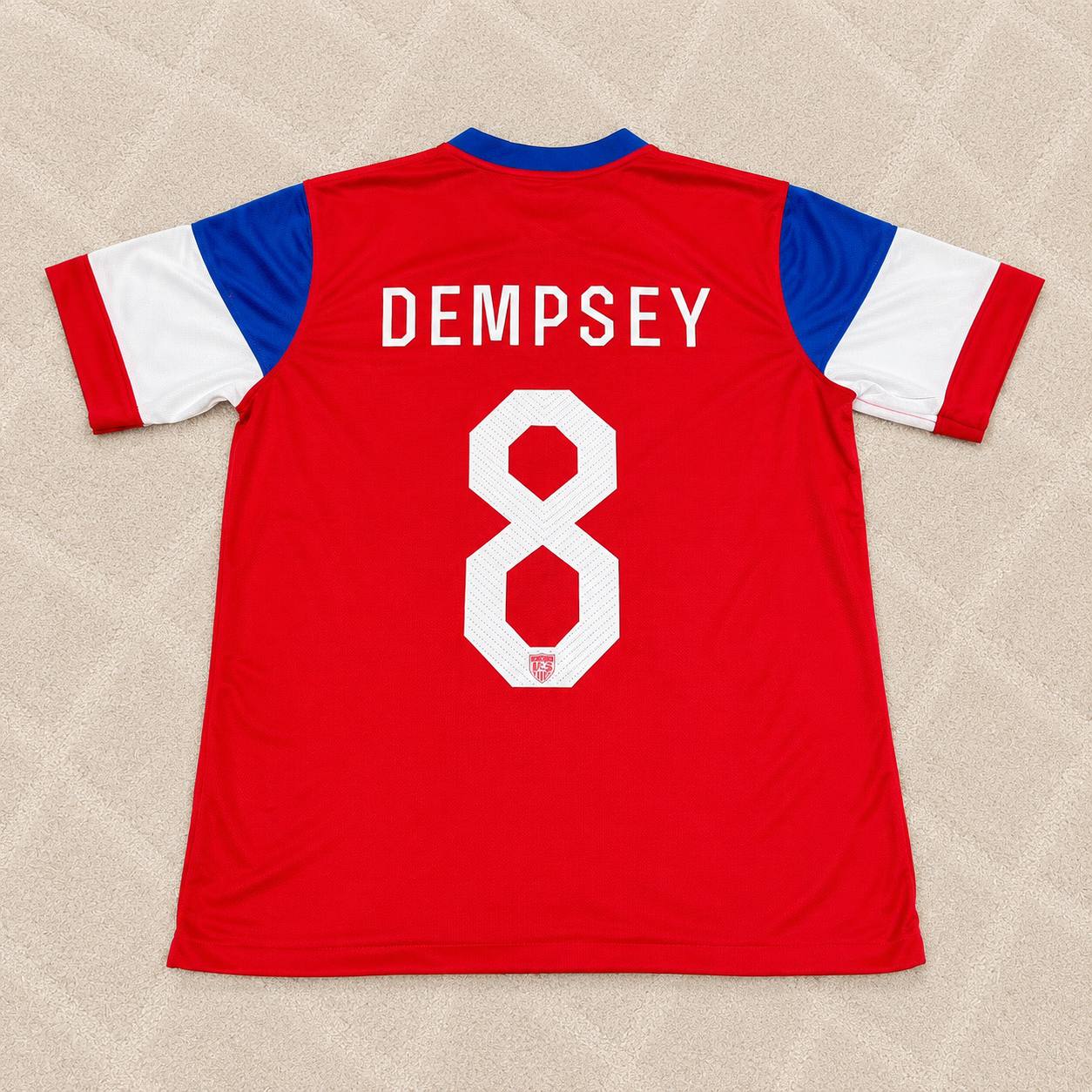 Clint Dempsey USA 2014 Season Away Retro Jersey Trikot Soccer Shirt