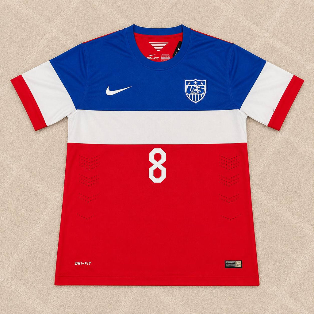 Clint Dempsey USA 2014 Season Away Retro Jersey Trikot Soccer Shirt