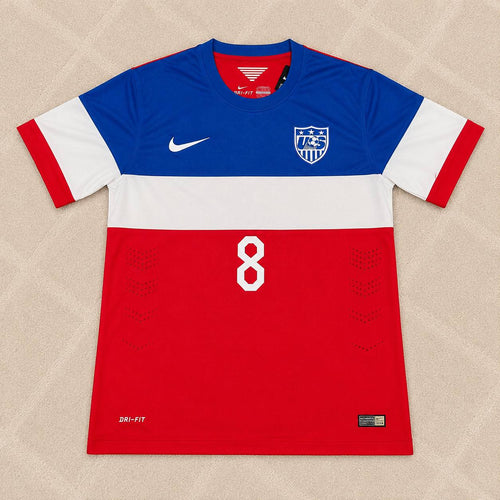 Clint Dempsey USA 2014 Season Away Retro Jersey Trikot Soccer Shirt