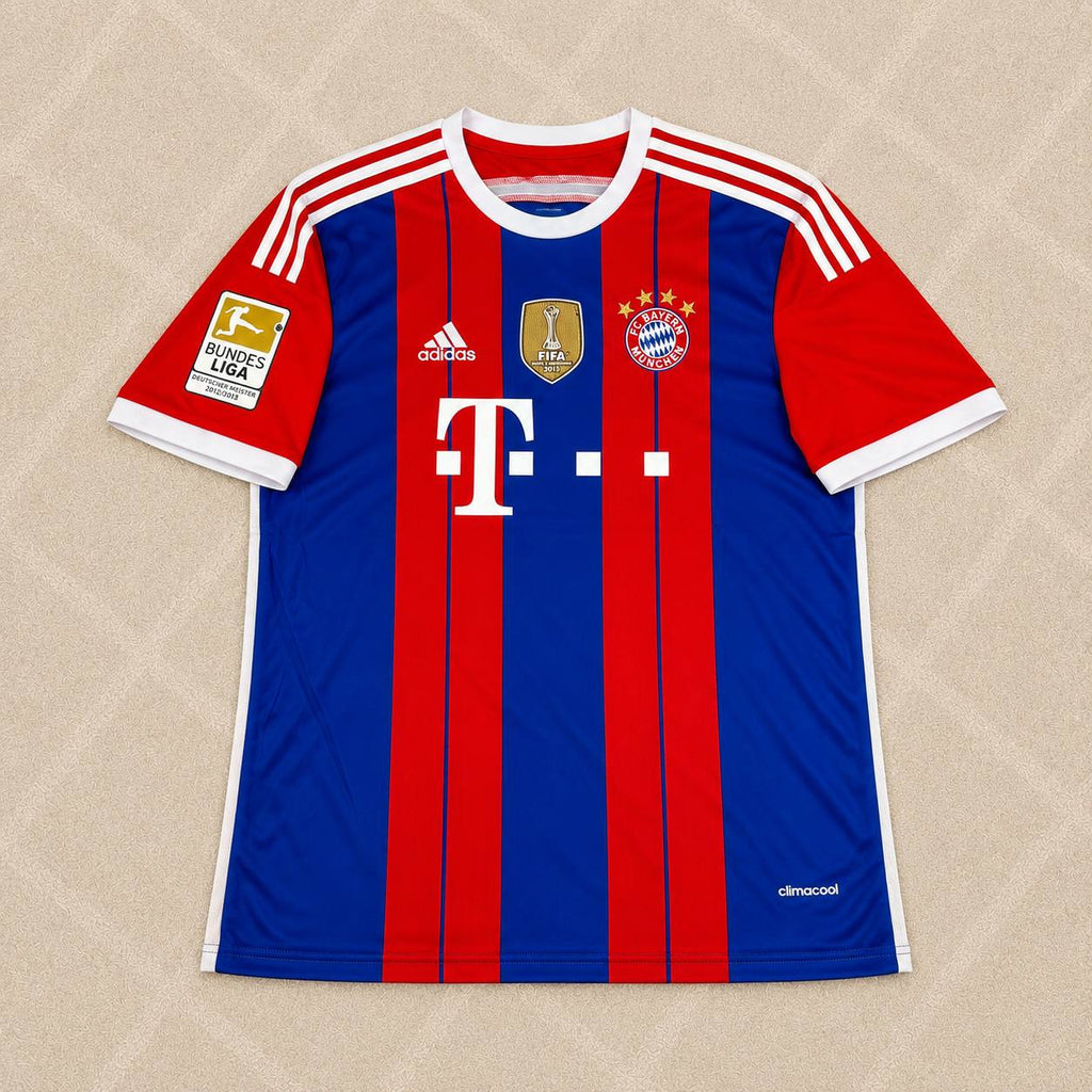 Thomas Müller #25 Bayern Munich 2014 2015 Home Retro Patch Jersey