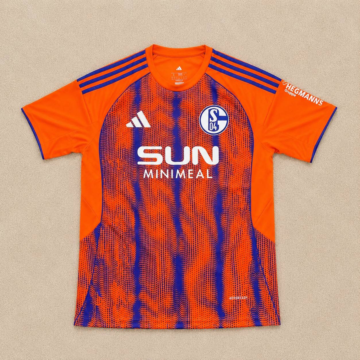 Edin Dzeko 10 Schalke 04 Orange New Season Football Jersey