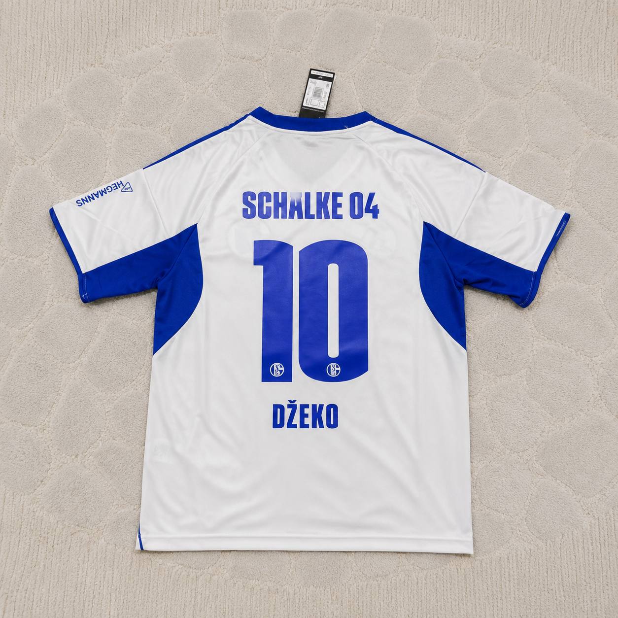Edin Dzeko 10 Schalke 04 White New Season Football Jersey
