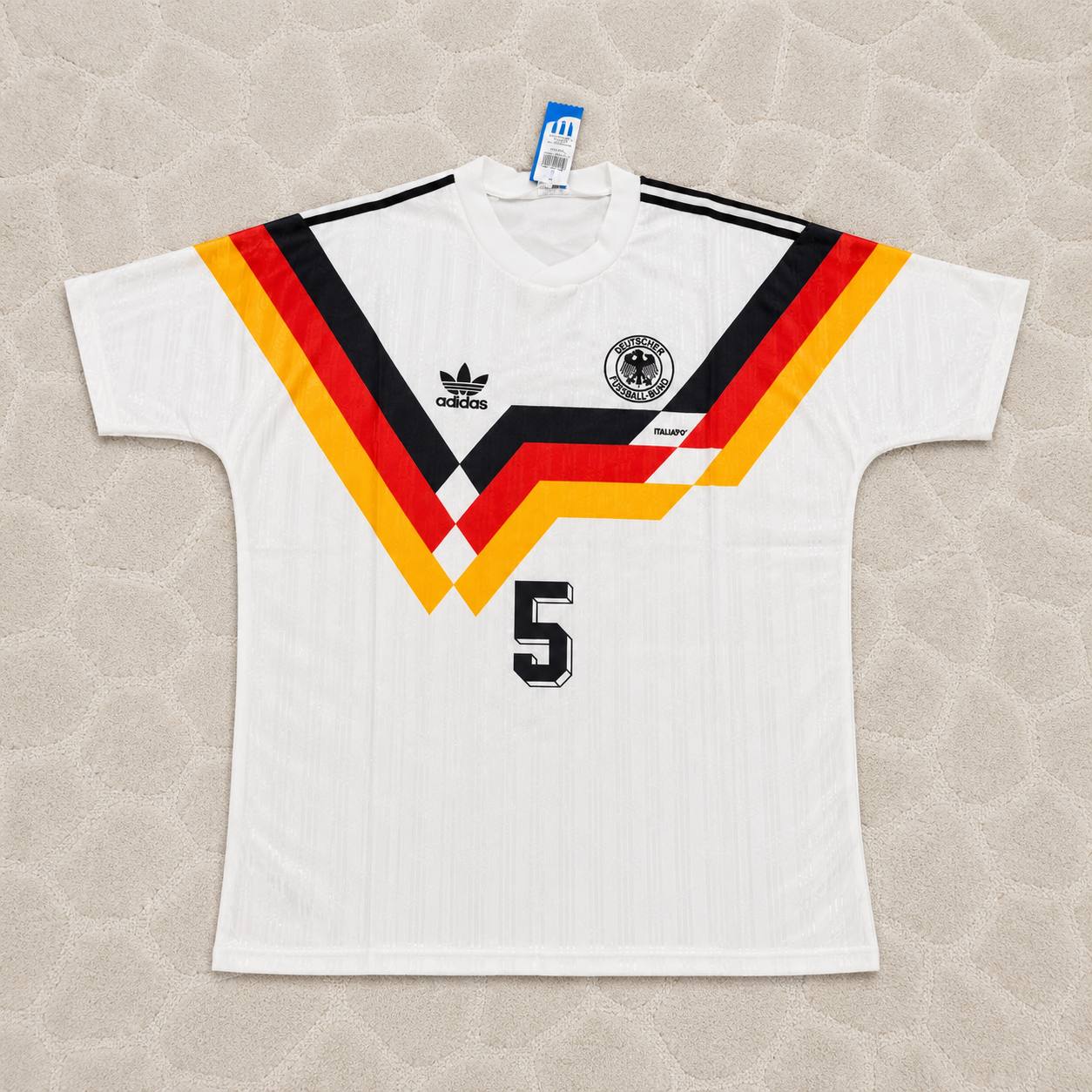 Klaus Augenthaler Deutschland WM 1990 Retro Fußballtrikot