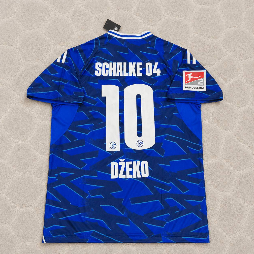 Edin Dzeko 10 Schalke 04 Neues Saison Fußballtrikot