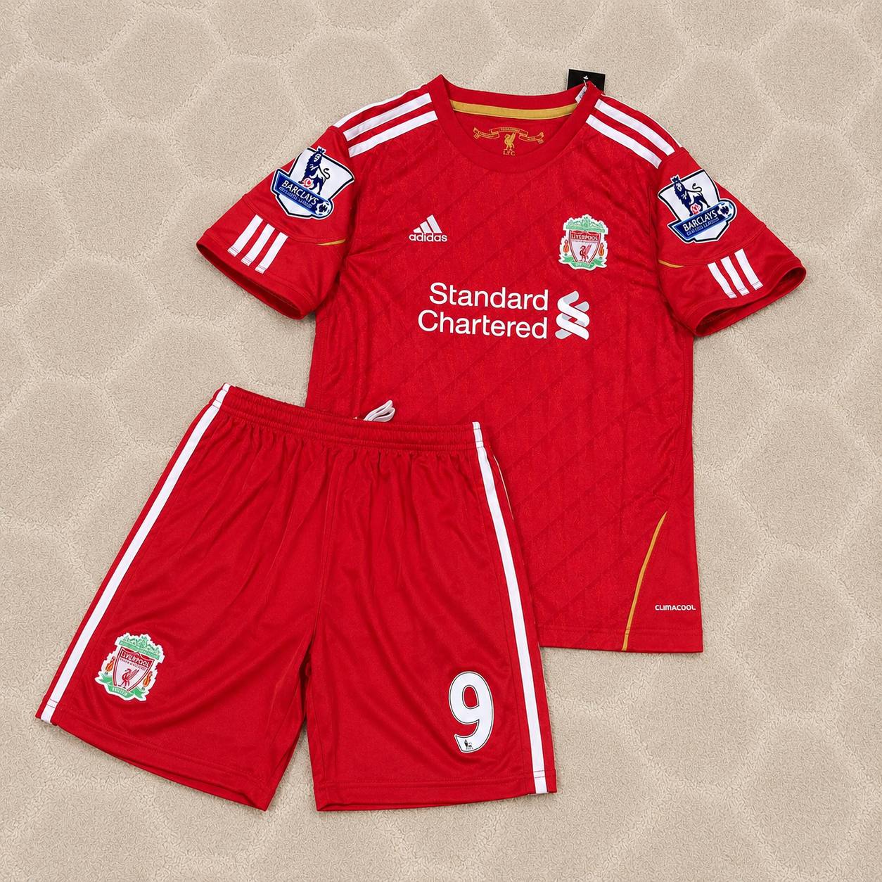 Fernando Torres Liverpool 2010/2011 Season KIDS Red Retro Football Jersey