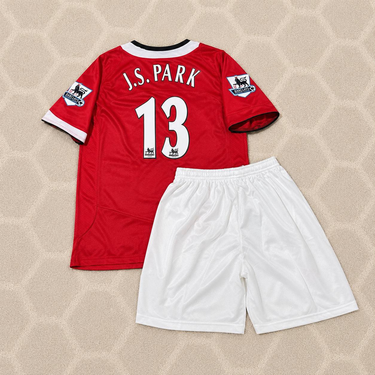 Park Ji-Sung Manchester United 2005/06 Retro KIDS Football Jersey Maillot Maglia Soccer Shirt