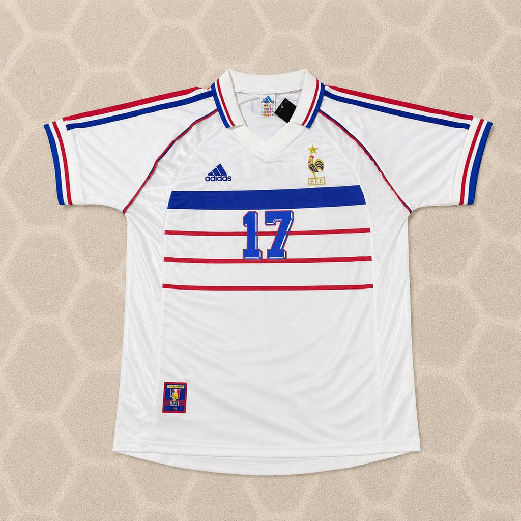 Emmanuel Petit France 1998 World Cup Retro Jersey Maillot Trikot