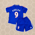 Nicolas Anelka 9- France EURO 2000 2002 Retro Kids Jersey